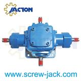 90 degree 1 1 ratio bevel gearbox 4 ways