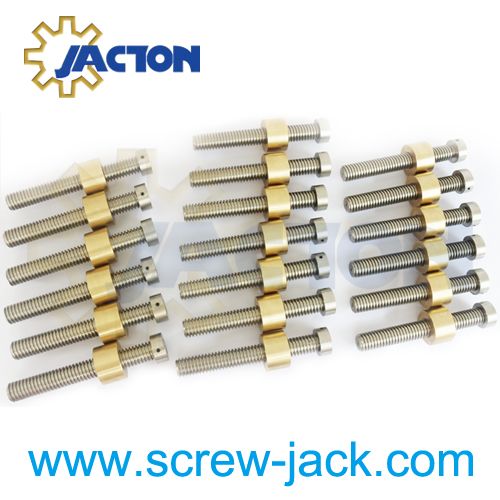 304080 932 bronze nut w/ steel flange for 1.25"-5 acme RH precision screw 