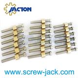 lead trapezoidal spindle screw with brass nut