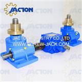 Screw jack post lift system with motor