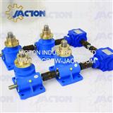 Mechanical screw actuated lift table
