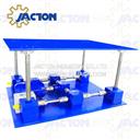 multiple worm screw jacks lifting platform