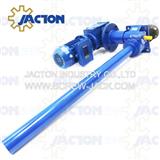 electrical screw type quick lifting jack with gear arrangement