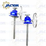 manual gear wheel screw jack
