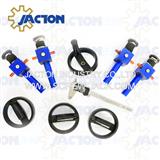 adjustable jack screw with manual crank lift