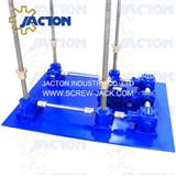 hand wheel manual screw jacks synchronized lifting system