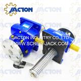 worm screw elevator gears and screw rods