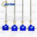 jack screw driven scissor lifting mechanism