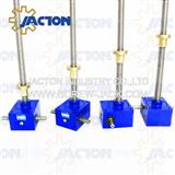 ball screw or acme screw jack lifting system for scissor lift table