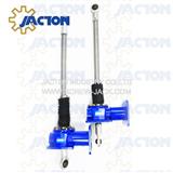 jackscrew arrangement an electric-motor-operated screw antennas dish